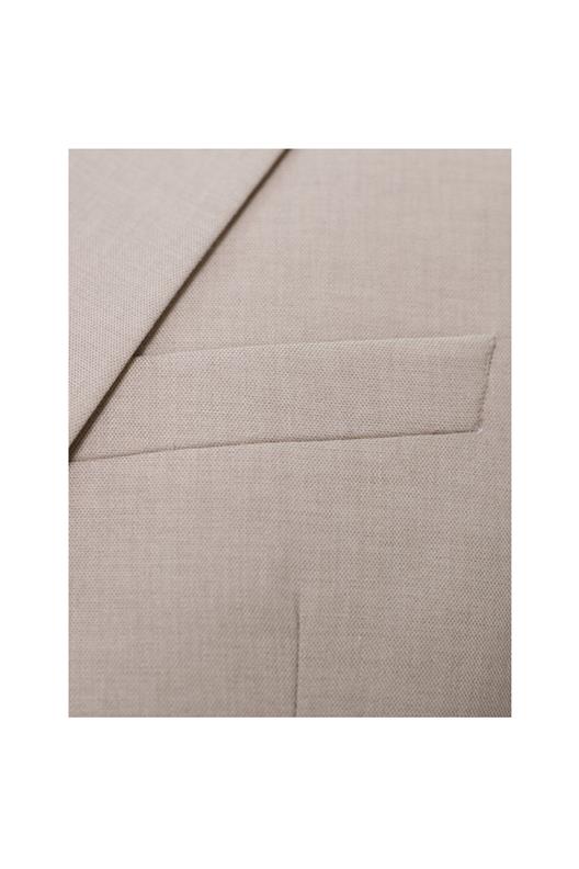 BEJ Comfort Fit, Mono Yaka, 2 Düğme Çift Yırtmaçlı , Kapaklı Cep , 6 Drop , Casual Takım Elbise