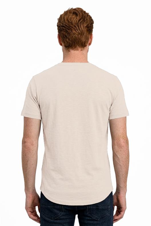 BEJ Dark In Black Modal Bisiklet Yaka T-shirt
