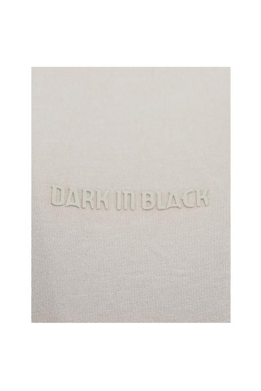 BEJ Dark In Black Modal Bisiklet Yaka T-shirt