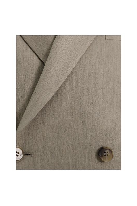 BEJ Kruvaze Takım Elbise