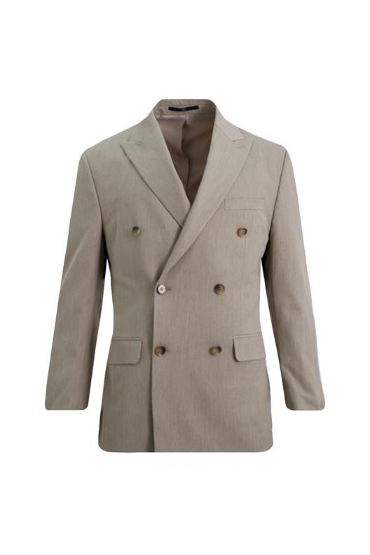 BEJ Kruvaze Takım Elbise