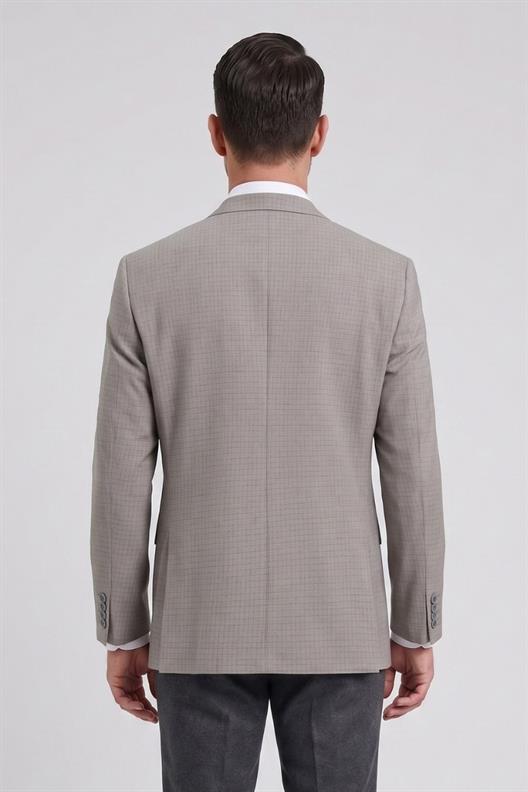 BEJ Mono Yaka Klasik Ceket