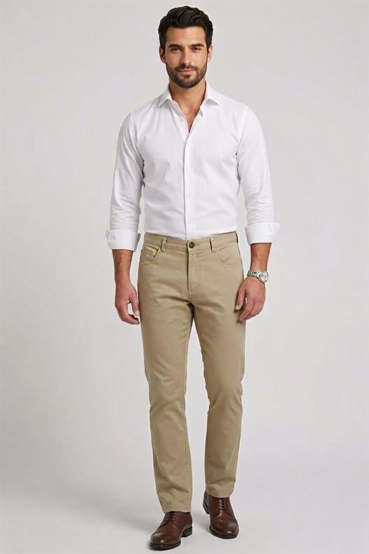 BEJ Slim Fit 5 Cep Pantolon