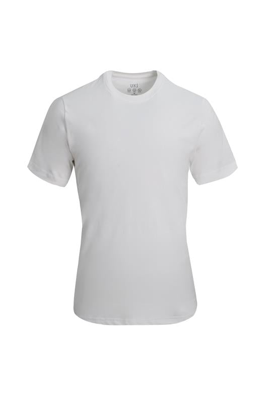 BEYAZ Bisiklet Yaka Basic T-Shirt