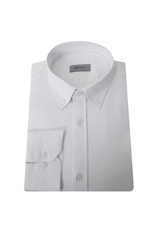 BEYAZ Comfort Fit Gabardin Gömlek