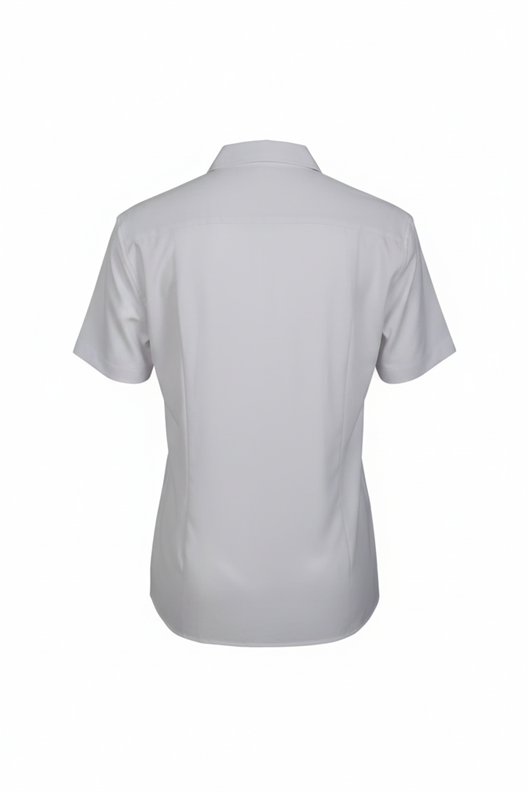 BEYAZ Comfort Fit Kısa Kol Gömlek