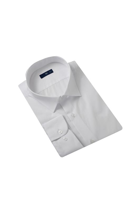 BEYAZ Slim Fit Uzun Kol Gömlek