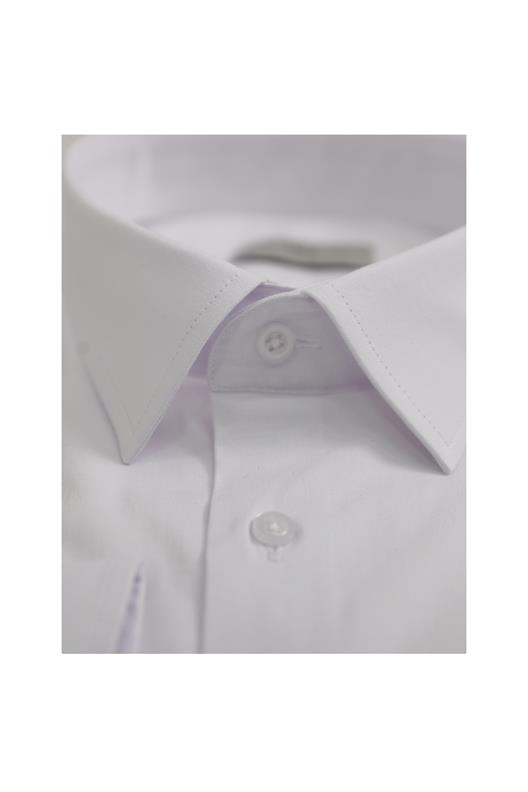 BEYAZ Slim Fit Uzun Kol Gömlek