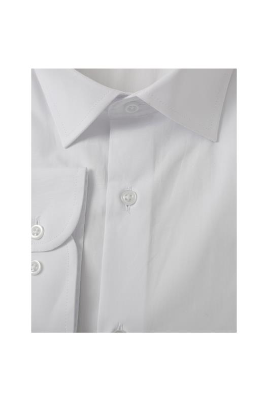 BEYAZ Slim Fit Uzun Kol Gömlek