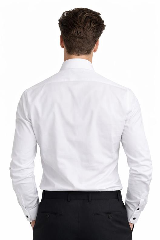 BEYAZ Smokin Gömlek