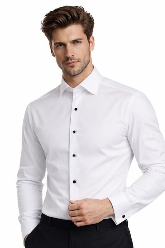 BEYAZ Smokin Gömlek