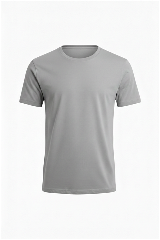 ÇAĞLA Comfort Fit Bisiklet Yaka Basic T-Shirt