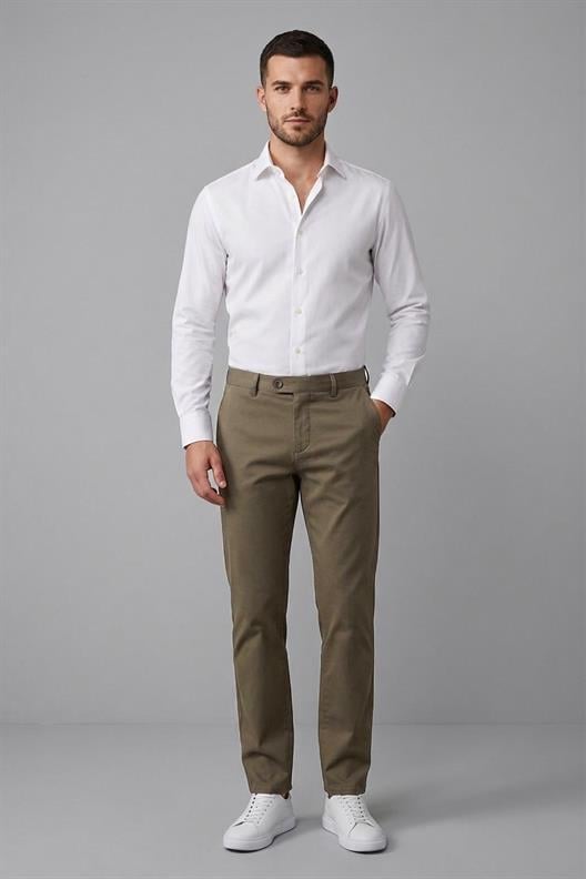 CAMEL Comfort Fit Chino Pantolon
