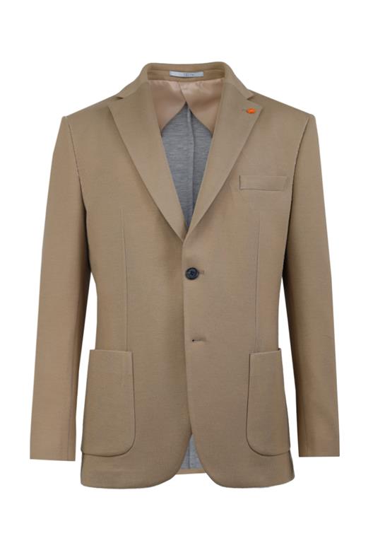 CAMEL Mono Yaka, Torba Cep, Çift Yırtmaç Ceket