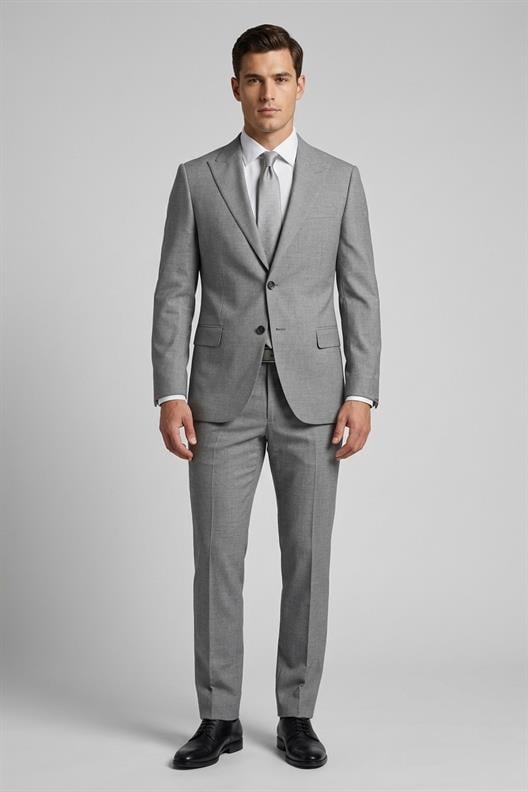 GRİ 6 Drop Klasik Takım Elbise