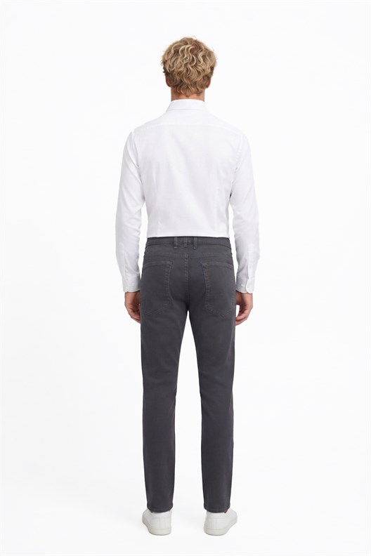 GRİ Comfort Fit 5 Cep Pantolon