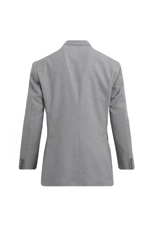GRİ Comfort Fit 6 Drop Kruvaze Ceket