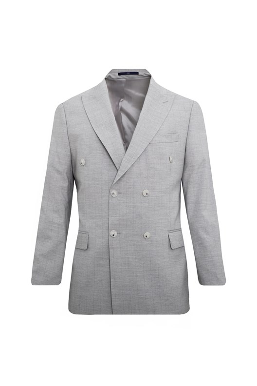 GRİ Comfort Fit 6 Drop Kruvaze Takım Elbise
