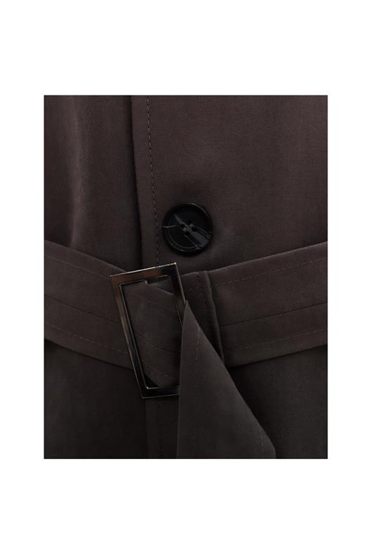 GRİ Comfort Fit Trençkot