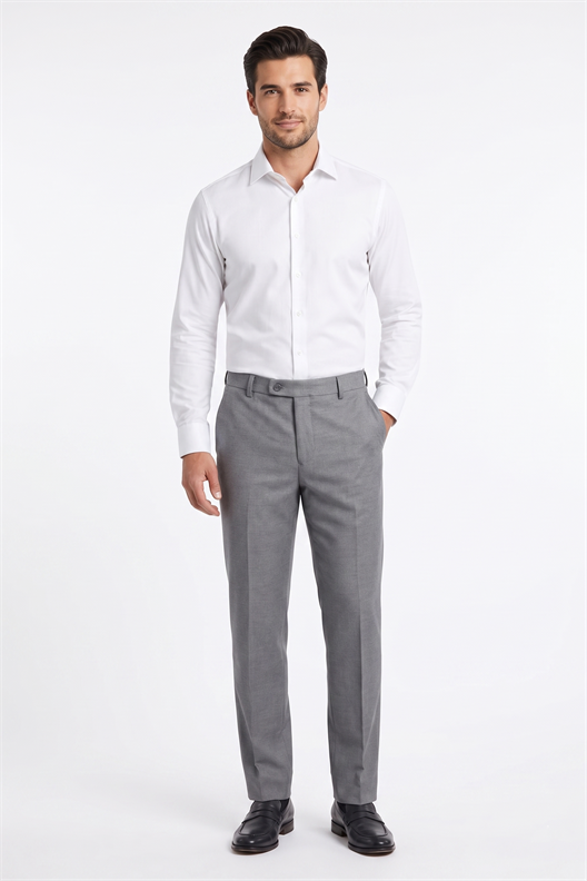 GRİ Comfort Fit,Klasik Pantolon