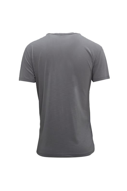 GRİ Modal Bisiklet Yaka T-shirt