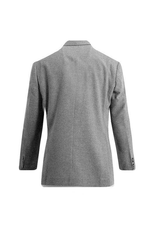 GRİ Mono Yaka Klasik Ceket