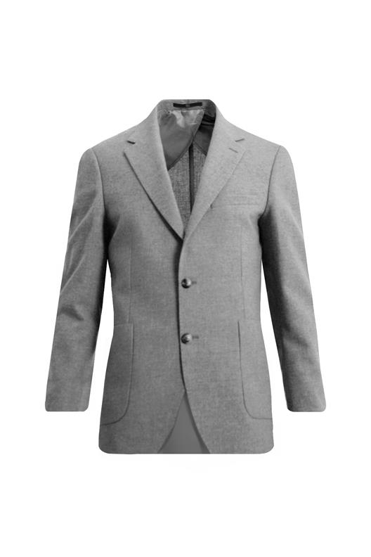 GRİ Mono Yaka Klasik Ceket