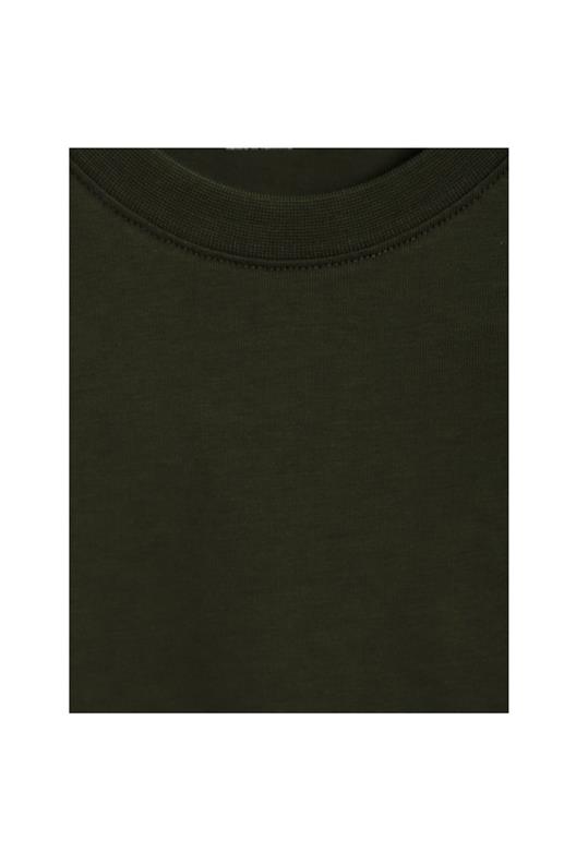 HAKİ Bisiklet Yaka Basic T-Shirt