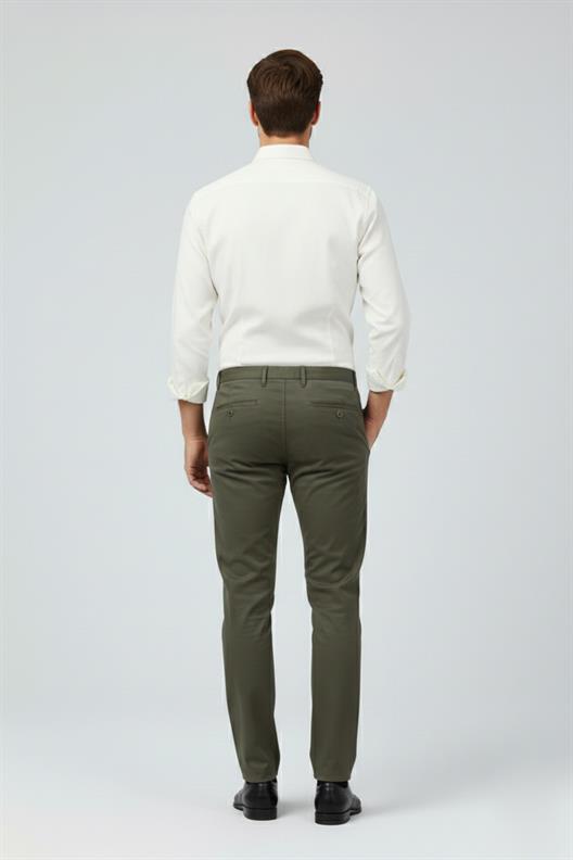 HAKİ Comfort Fit Chino Pantolon
