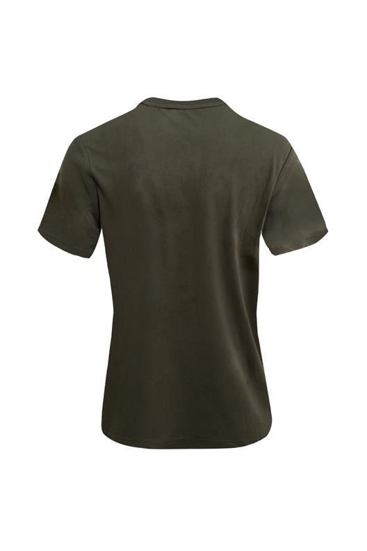 HAKİ Dark In Black Modal Bisiklet Yaka T-shirt