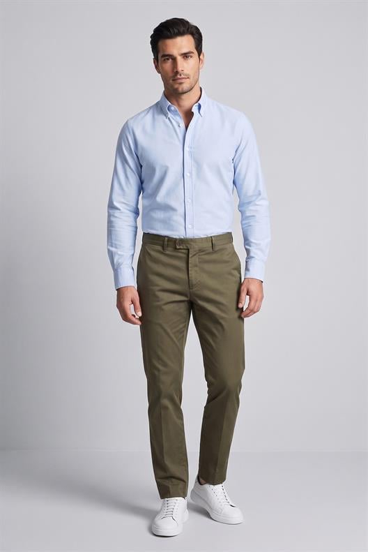 HAKİ Slim Fit Chino Pantolon