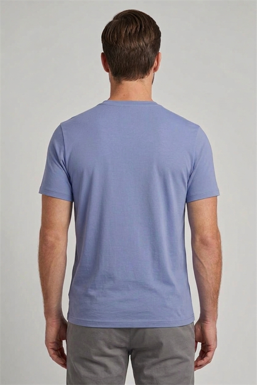 İNDİGO Comfort Fit Bisiklet Yaka Basic T-Shirt