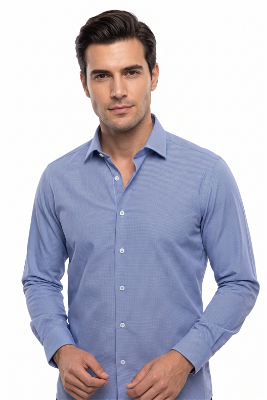 İNDİGO Comfort Fit Uzun Kol Gömlek