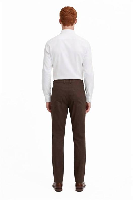 KAHVE Comfort Fit 5 Cep Pantolon
