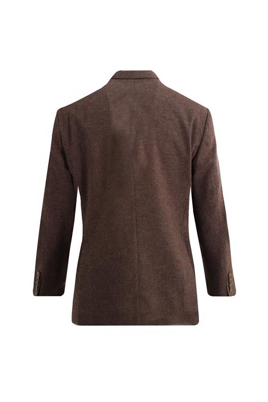 KAHVE Mono Yaka Klasik Ceket