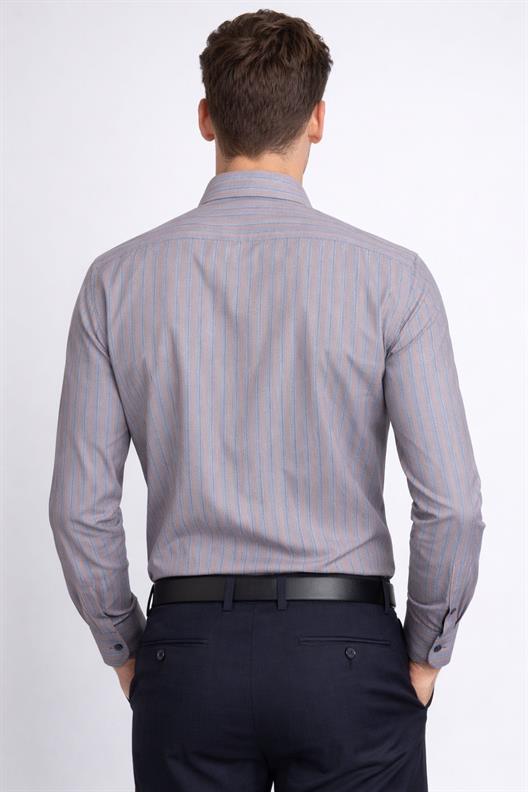 KIRMIZI Comfort Fit Uzun Kol Gömlek