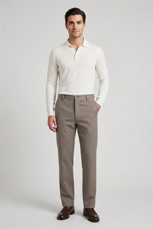 KOYU BEJ Comfort Fit Jogger Pantolon