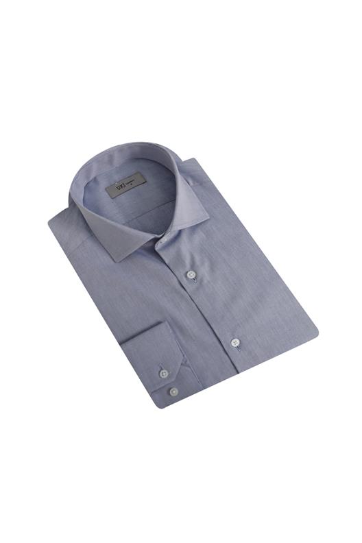 KOYU MAVİ Comfort Fit Uzun Kol Gömlek