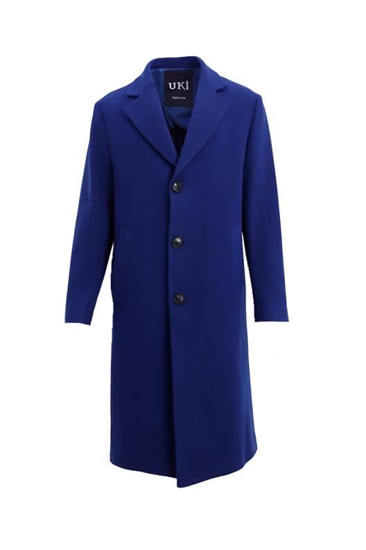 Koyu Mavi Mono Yaka Kaban