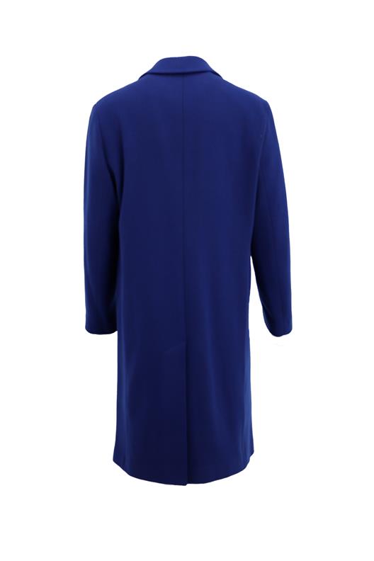 Koyu Mavi Mono Yaka Kaban