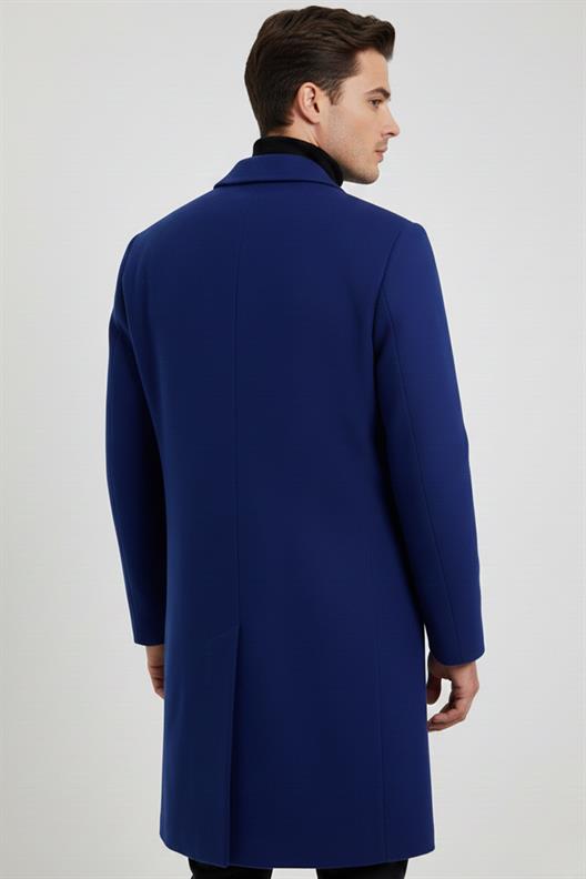 Koyu Mavi Mono Yaka Kaban