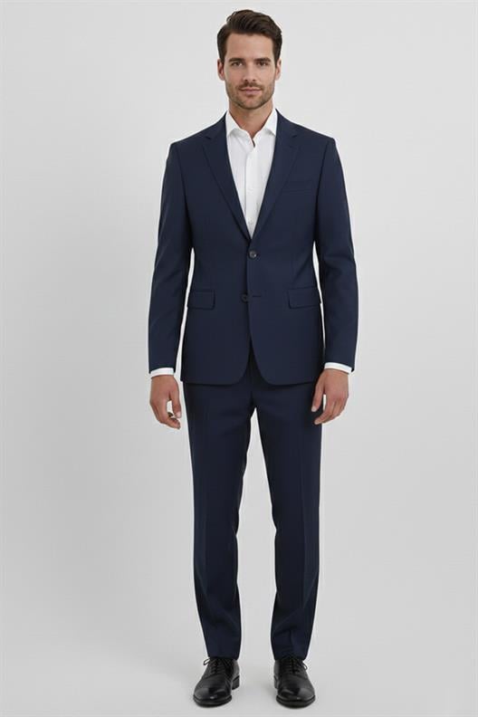 LACİVERT 6 Drop Klasik Takım Elbise