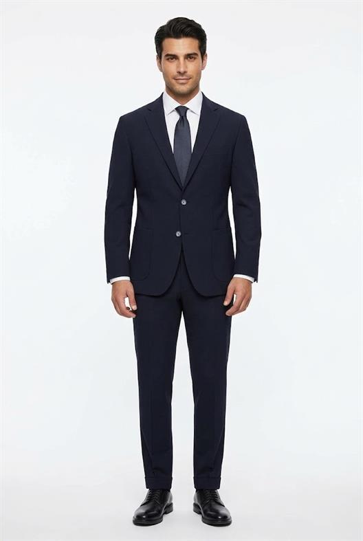 LACİVERT 6 Drop Klasik Takım Elbise