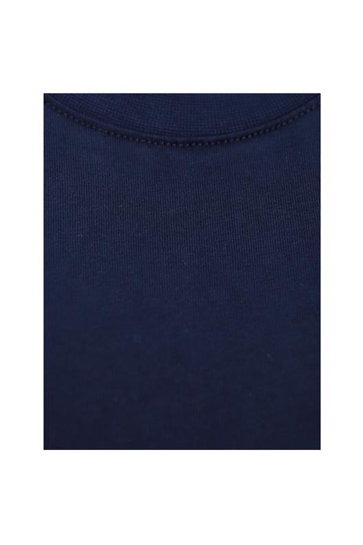 LACİVERT Bisiklet Yaka Basic T-Shirt