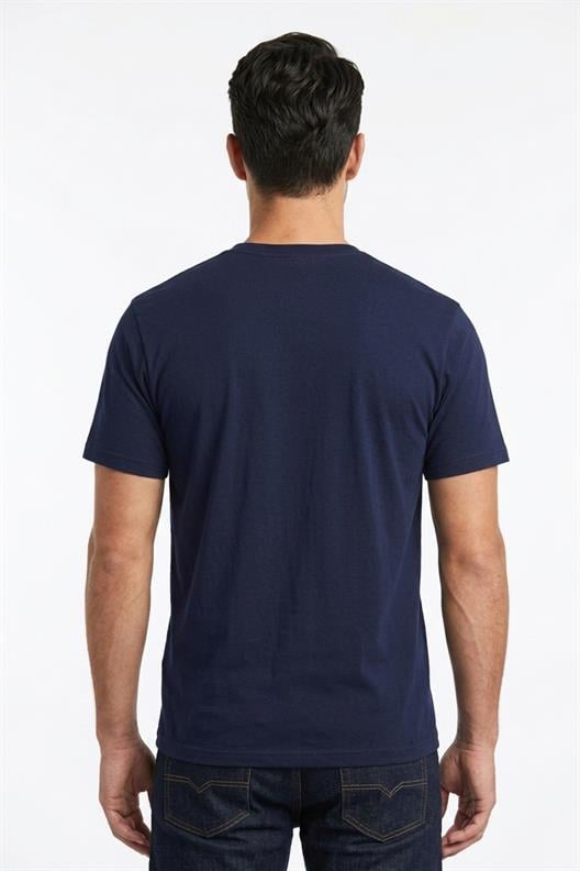 LACİVERT Bisiklet Yaka Basic T-Shirt
