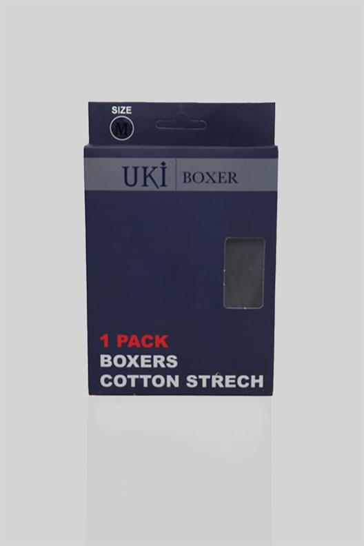 LACİVERT BOXER TEKLİ