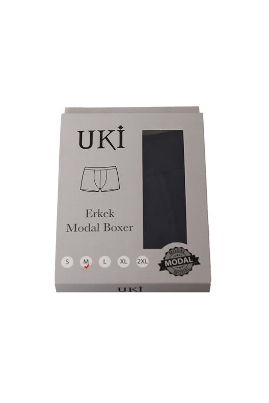 LACİVERT BOXER TEKLİ