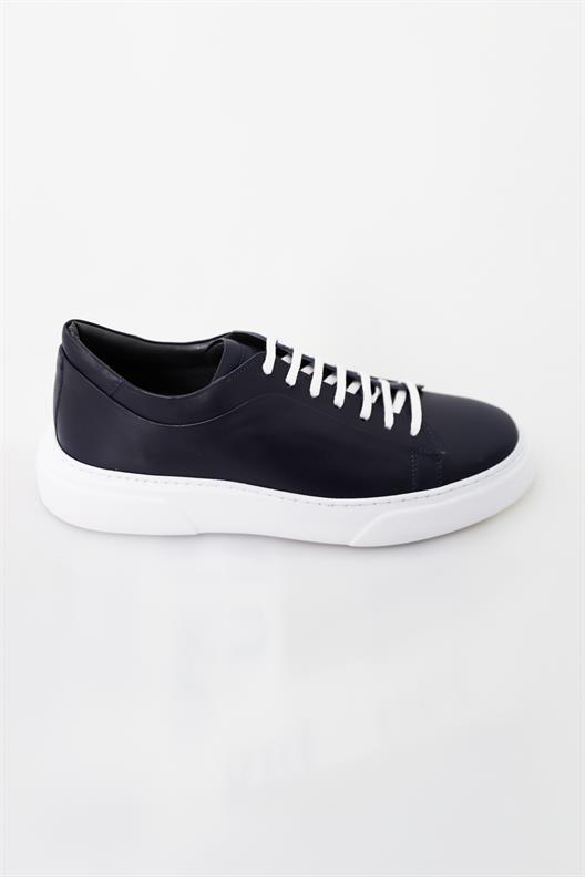 LACİVERT Casual Deri Ayakkabı