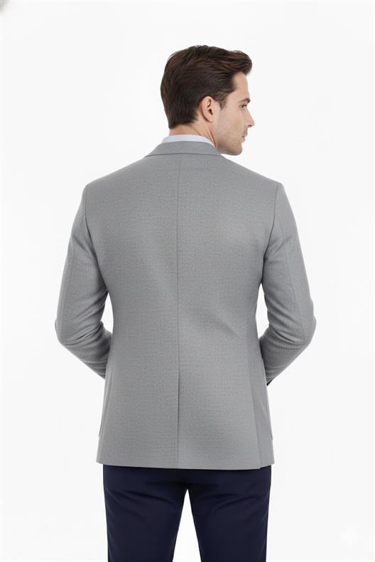 LACİVERT Casual Mono Yaka Ceket