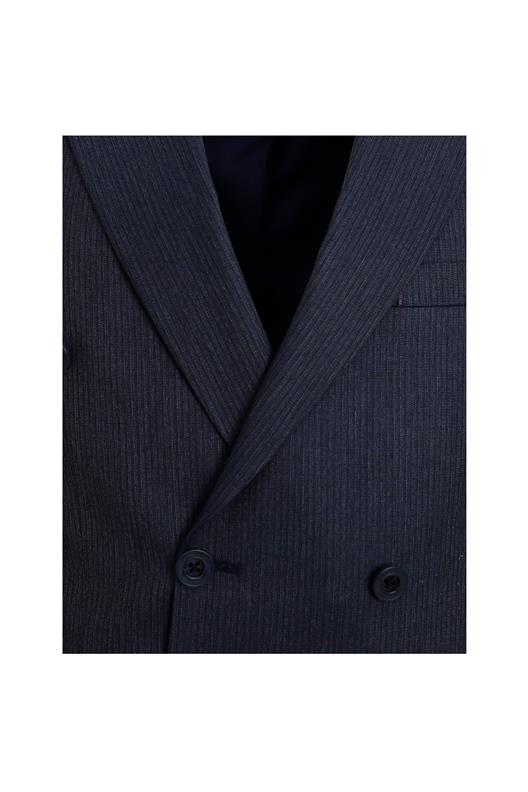 LACİVERT Comfort Fit 6 Drop Kruvaze Ceket